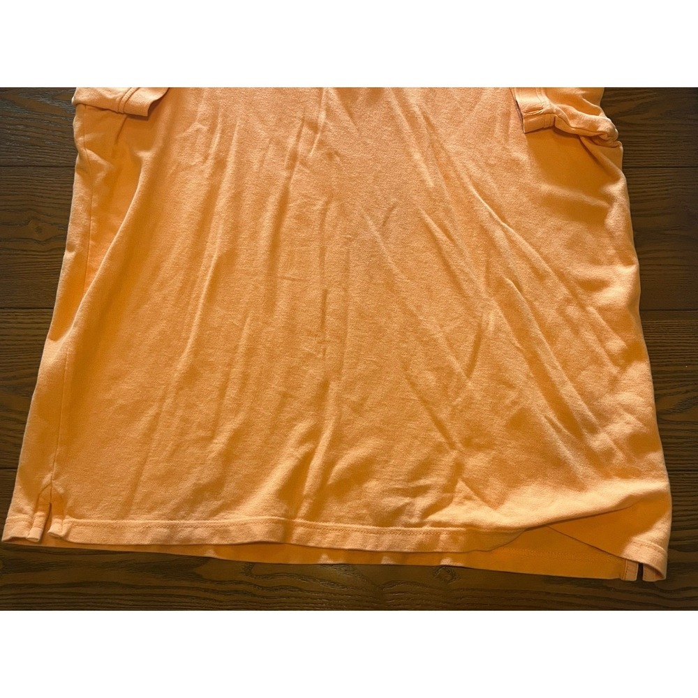 Vineyard Vines Polo Shirt Mens Size Extra Large XL Orange Peach Short Sleeves - Picture 2 of 7